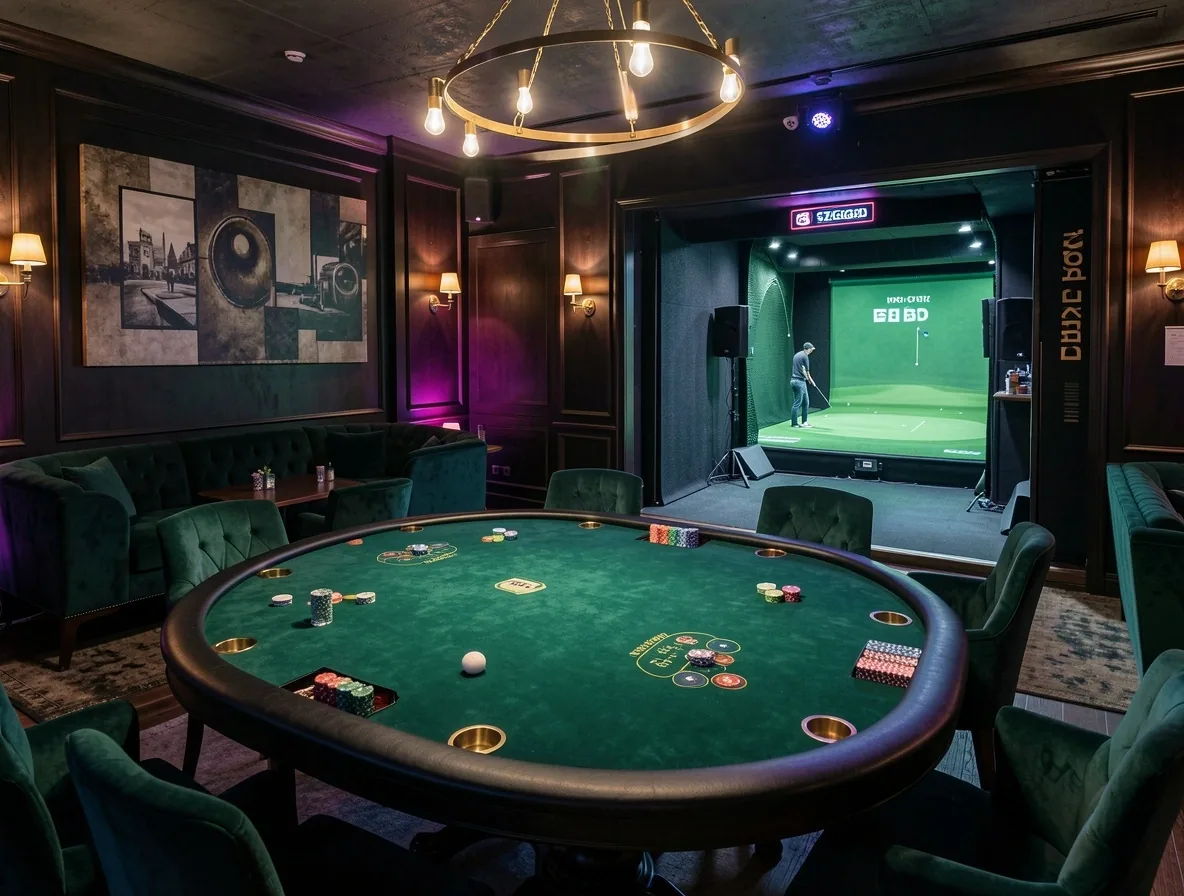 Interior of the Play Zaal games room